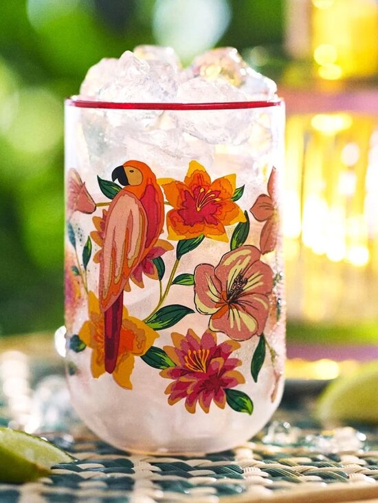 Anthropologie Other - 2 x Anthropologie x Farm Rio Juice Glasses